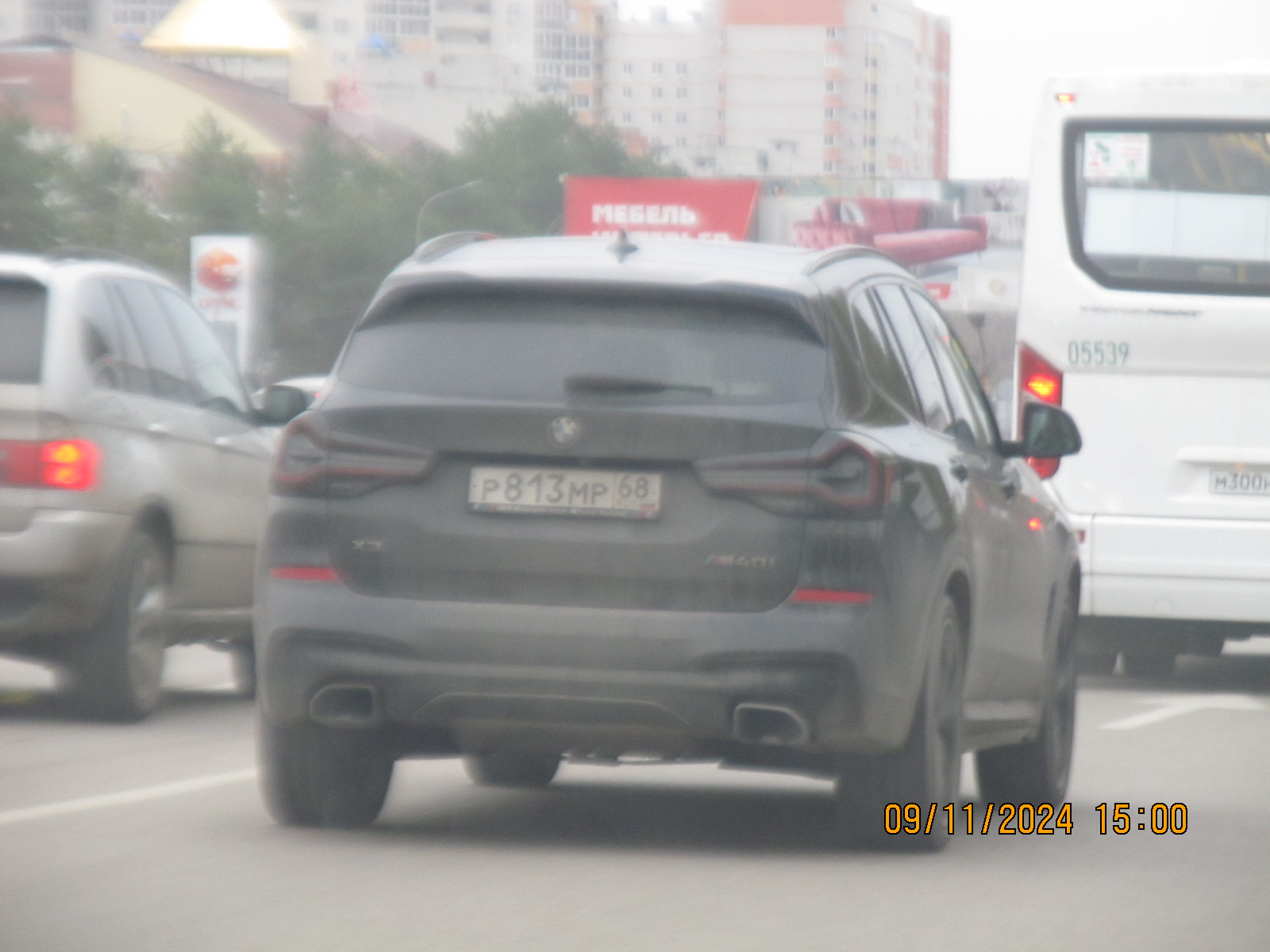 р 813 мр 68, BMW X3 3rd gen (G01), facelift, 2021–2024