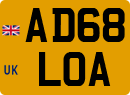 License plate of the United Kingdom, 2001 year system