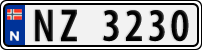 License plate of Norway, Trailers, motorcycles, special vehicles