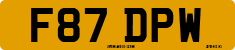 License plate of the United Kingdom, 1983 year system