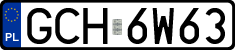 License plates of Poland, Regular car plates