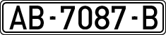 License plates of Spain, 1971 year series