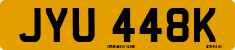 License plate of the United Kingdom, 1963 year system