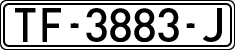 License plates of Spain, 1971 year series