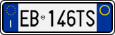 License plate of Italy, Cars (1994 year series)