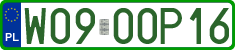License plates of Poland, Professional plates