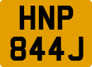 License plate of the United Kingdom, 1963 year system