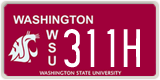 Washington, Specialty plates (X12X)