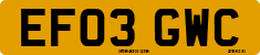 License plate of the United Kingdom, 2001 year system