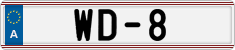 License plate of Austria, Diplomatic