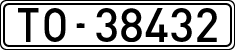License plates of Spain, 1900 year series