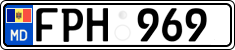 License plate of Moldova, Cars (2015)