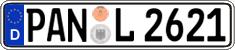 German license plate, Regular plates