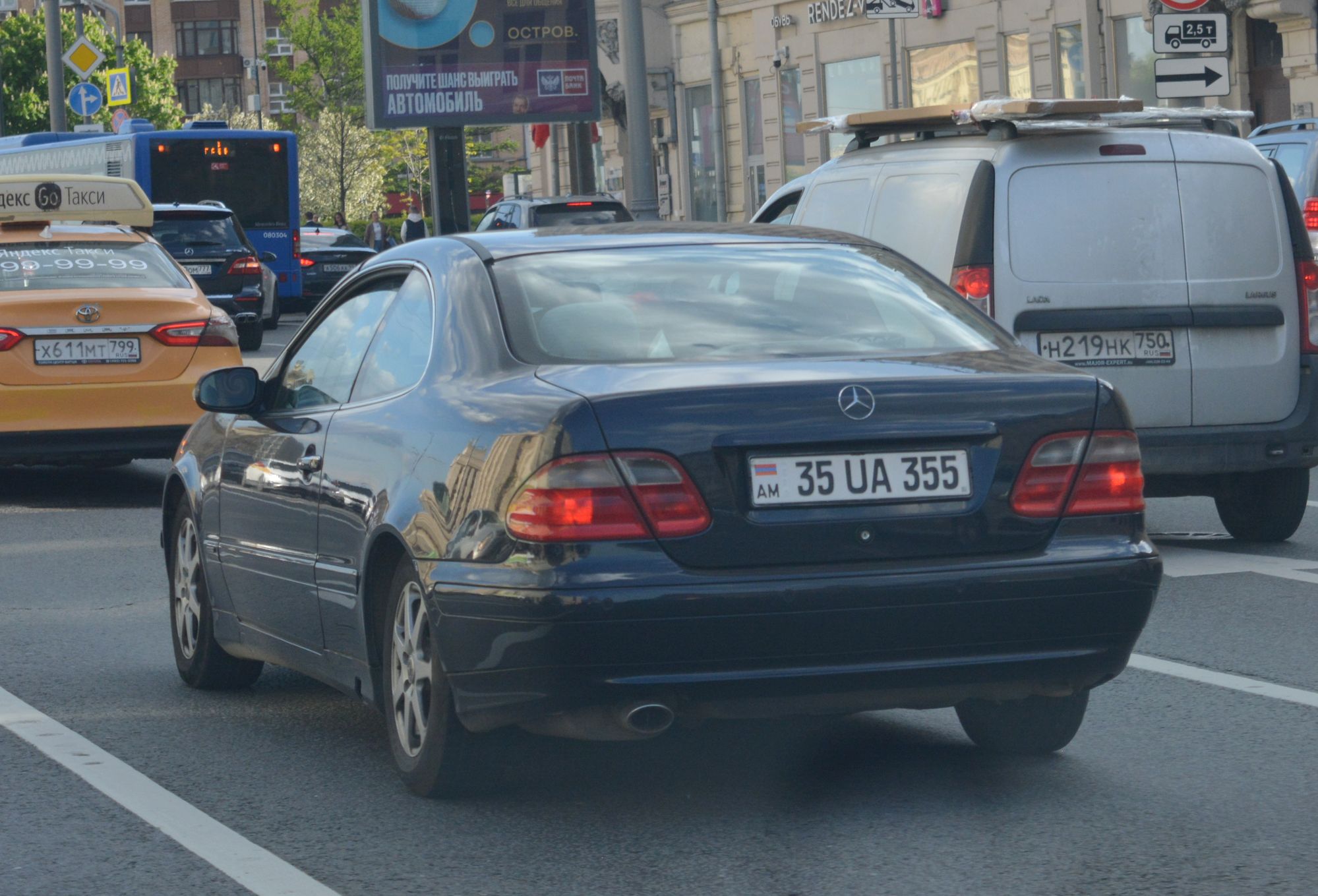 35 UA 355, Mercedes-Benz CLK-Klasse 1st gen Сoupé (C208), 1997–2002