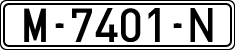 License plates of Spain, 1971 year series