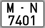 License plates of Spain, 1971 year series