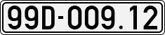 License plate of Vietnam, Cars