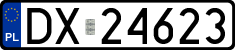 License plates of Poland, Regular car plates