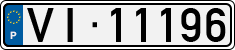 License plate of Portugal, Trailers