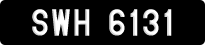 License plate of Malaysia, A(BC) 1(234)