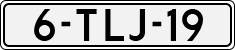 License plate of the Netherlands, Cars