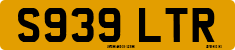 License plate of the United Kingdom, 1983 year system