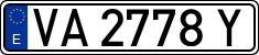 License plates of Spain, 1971 year series