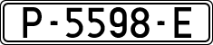 License plates of Spain, 1971 year series
