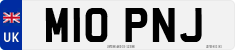License plate of the United Kingdom, 1983 year system