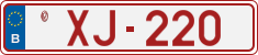 License plate of Belgium, Vanity Plates (2014)