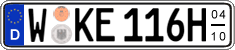 German license plate, Seasonal plates (Oldtimers)