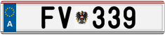 License plate of Austria, Official services and consulates