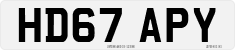 License plate of the United Kingdom, 2001 year system