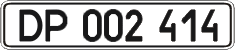 License plate Ukraine, Diplomatic
