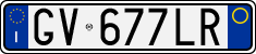 License plate of Italy, Cars (1994 year series)