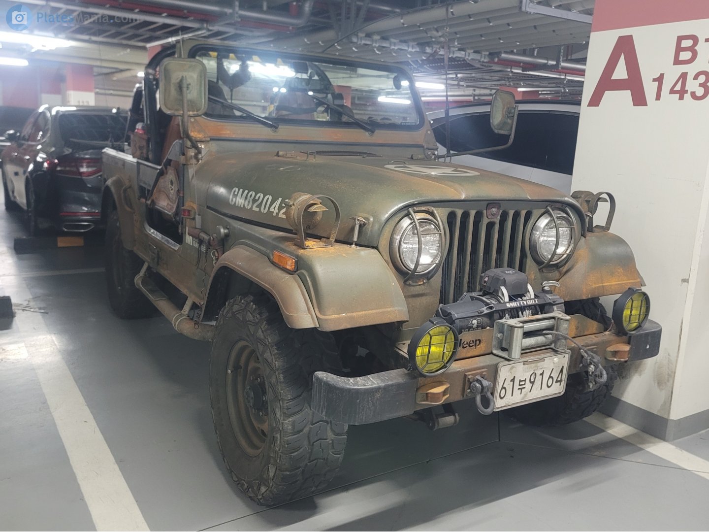 61부 9164, SsangYong (KGM) Korando 1st gen (KH-7), 1983–1995 (rebaged Jeep CJ-7)