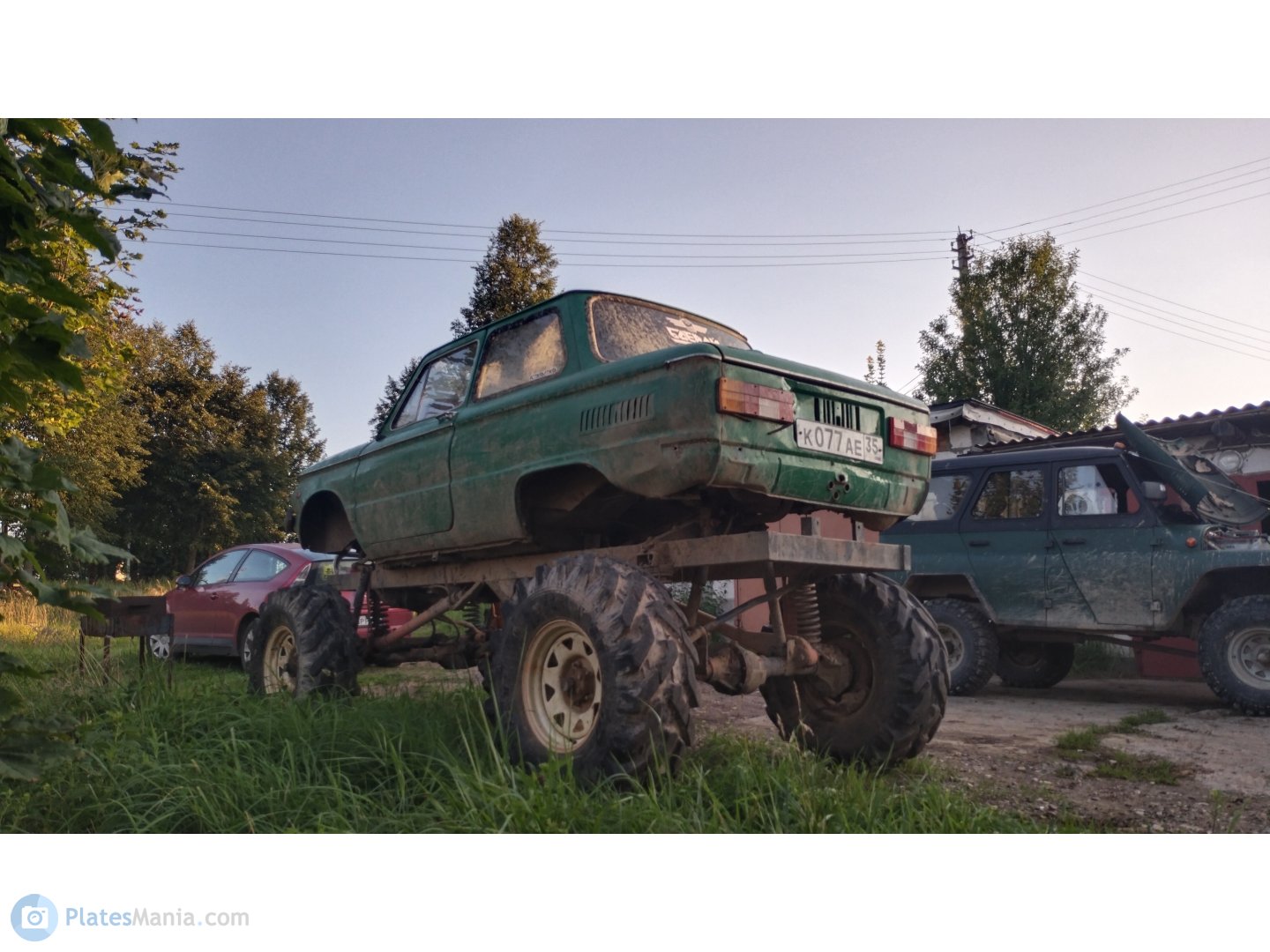 к 077 ае 35, Home-made vehicle 