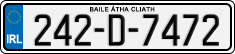 License plate of Ireland, Regular plates