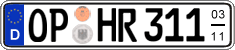 German license plate, Seasonal plates