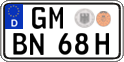 German license plate, Plates for oldtimers (type 