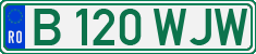 License plate of Romania, Regular plates