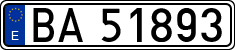License plates of Spain, 1900 year series