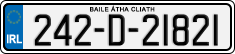 License plate of Ireland, Regular plates
