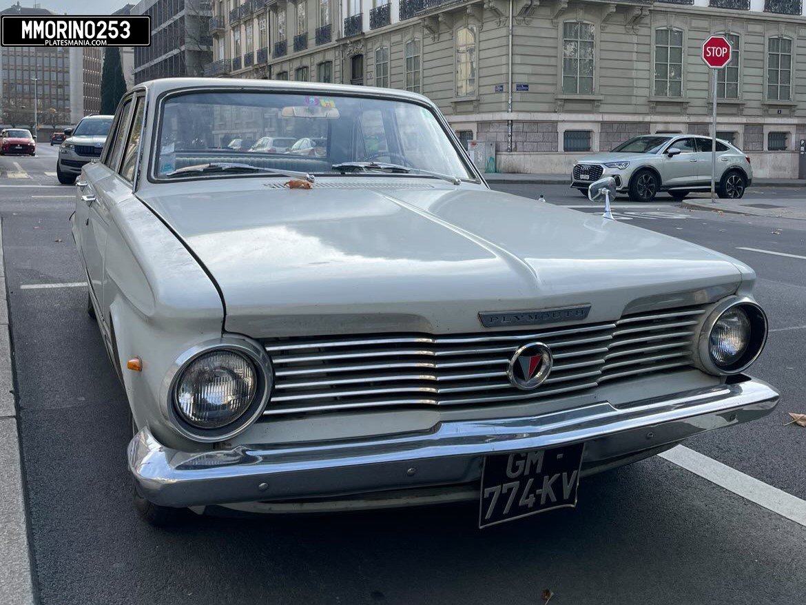GM-774-KV, Plymouth Valiant 2nd gen 1964 4-door Sedan (VV1/VV2; A-body), 1st facelift, 1963–1964