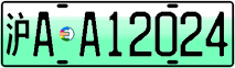 License plate of China, Electric vehicles