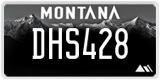 Montana, Specialty plates (ABC123)