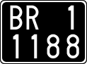 License plate of Italy, Cars (1927 year series)