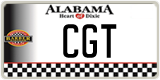 Alabama, Specialty plates