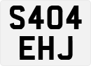 License plate of the United Kingdom, 1983 year system