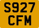License plate of the United Kingdom, 1983 year system